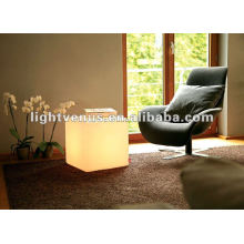 Plastic LED cube for night club, party, living room